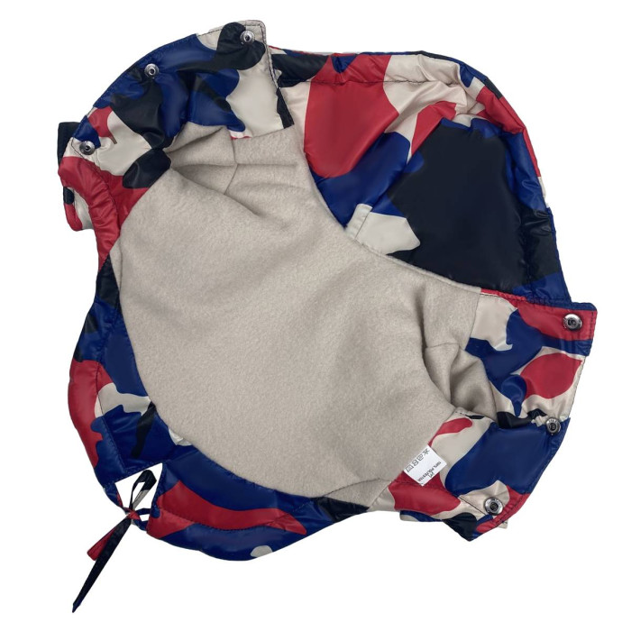 Парка для собак камуфляж красный KP-10