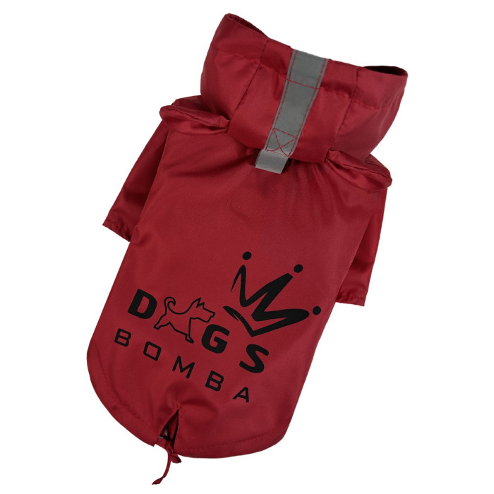 Дождевик для собак парка DB винного цвета M-107, унисекс