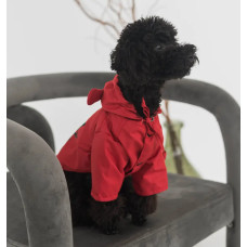 Дождевик для собак парка DB винного цвета M-107, унисекс