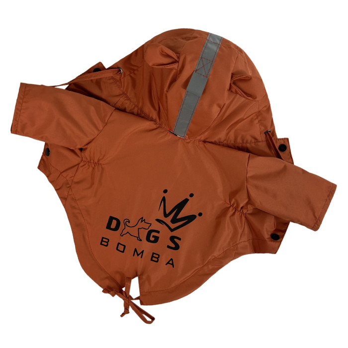 Дощовик для собак парка DB помаранчевий M-108, унісекс