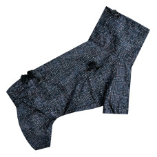 Дождевик для собак с фиксаторами клетчатый M-123