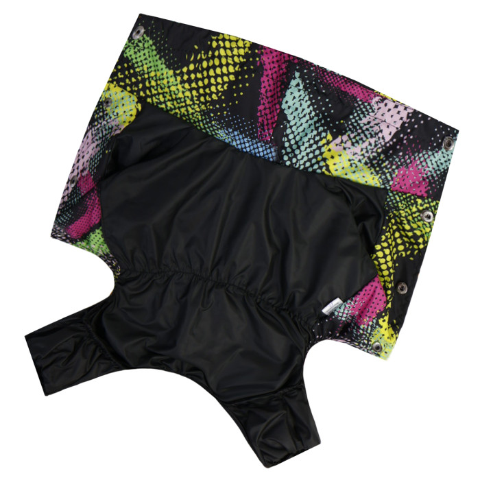 Дощовик для собак з фіксаторами абстракція M-132