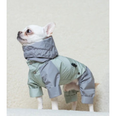 Дождевик-трансформер, мята/серый M-149.