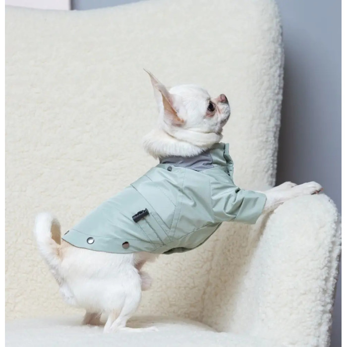 Дождевик-трансформер, мята/серый M-149.