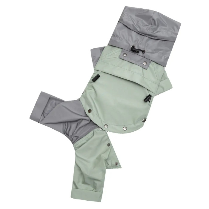 Дождевик-трансформер, мята/серый M-149.