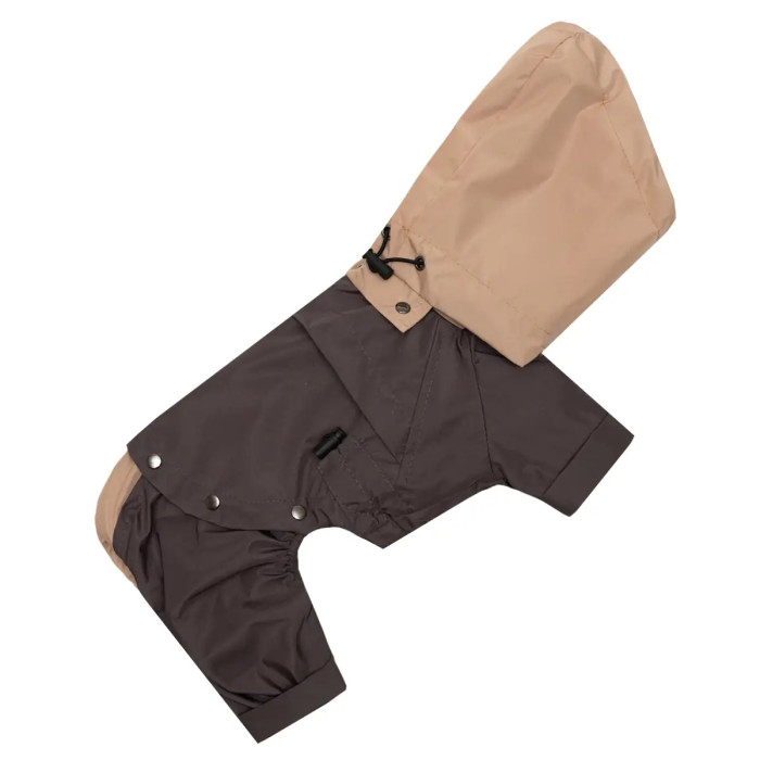 Дождевик-трансформер, шоко/беж M-150