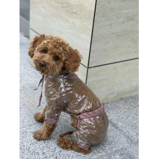 Дождевик для собак из ПВХ мокко M-59, унисекс №4