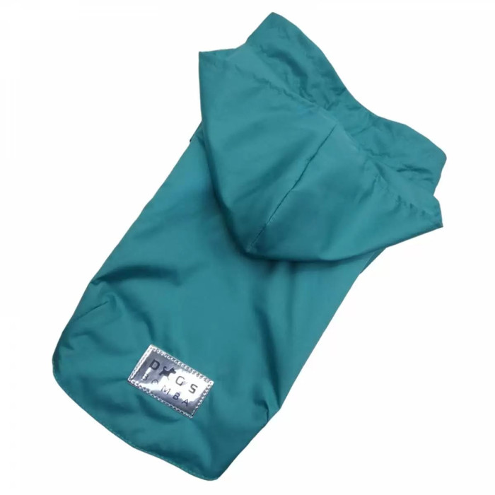Дощовик для собак плащ DB бірюзовий, унісекс №7