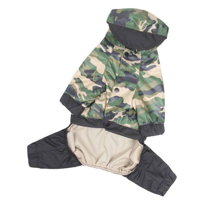 Дождевик для собак камуфляж беж M-61, унисекс