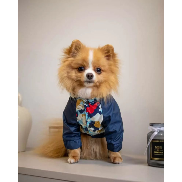 Дощовик для собак із світловідбиваючої тканини Сафарі M-64, унісекс №2