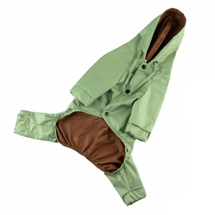 Дощовик для собак з кишенями DB оливковий, унісекс