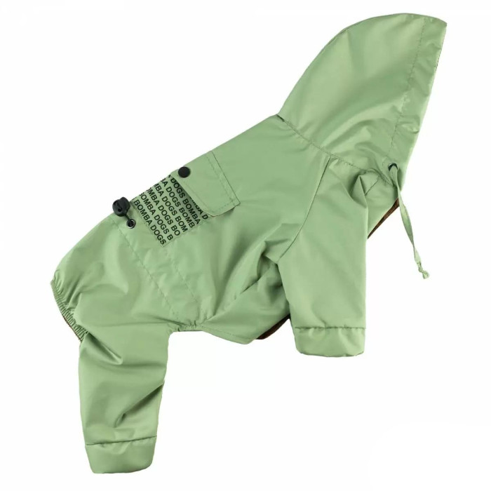 Дощовик для собак з кишенями DB оливковий, унісекс