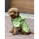 Дощовик для собак плащ DB салатовий, унісекс №3