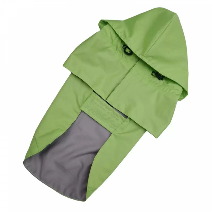 Дощовик для собак плащ DB салатовий, унісекс №3