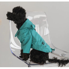 Дождевик для собак парка DB бирюзовый M-72, унисекс