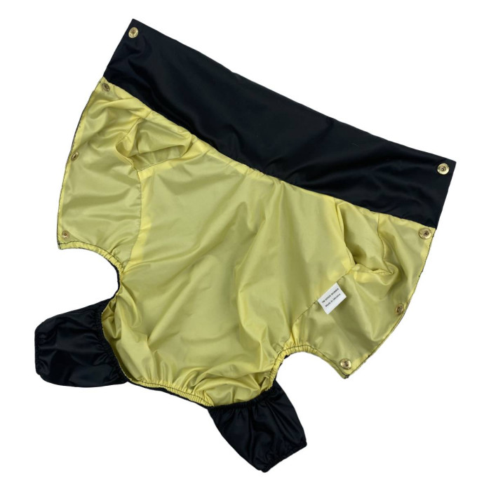 Дождевик со скрытым капюшоном черный M-80