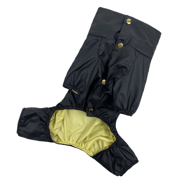 Дождевик со скрытым капюшоном черный M-80