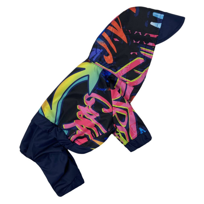 Дощовик для собак графіті M-88, унісекс №6