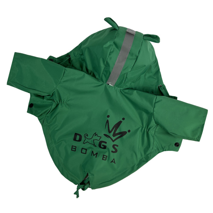 Дождевик для собак парка DB зеленый M-94, унисекс