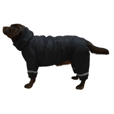  Дощовик для великих собак чорний MB-6