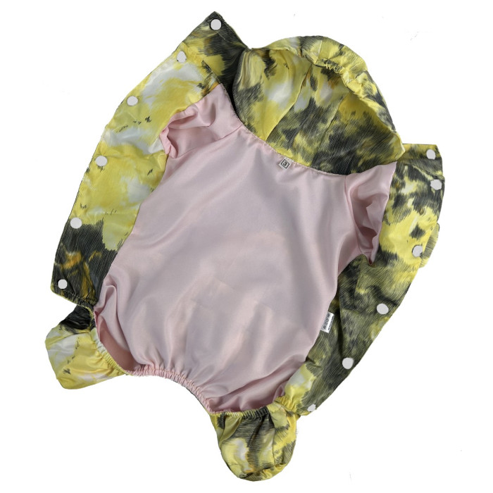 Дождевик рюша (для девочек) абстракцiя лимон MD-18