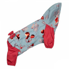 Дождевик для собак для девочек из светоотражающей ткани Микки №5