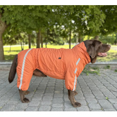 Дождевик Спорт на флисе оранжевый MF-31