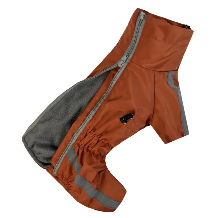 Дождевик Спорт на флисе оранжевый MF-31