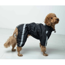 Дождевик Спорт на флисе черный MF-33