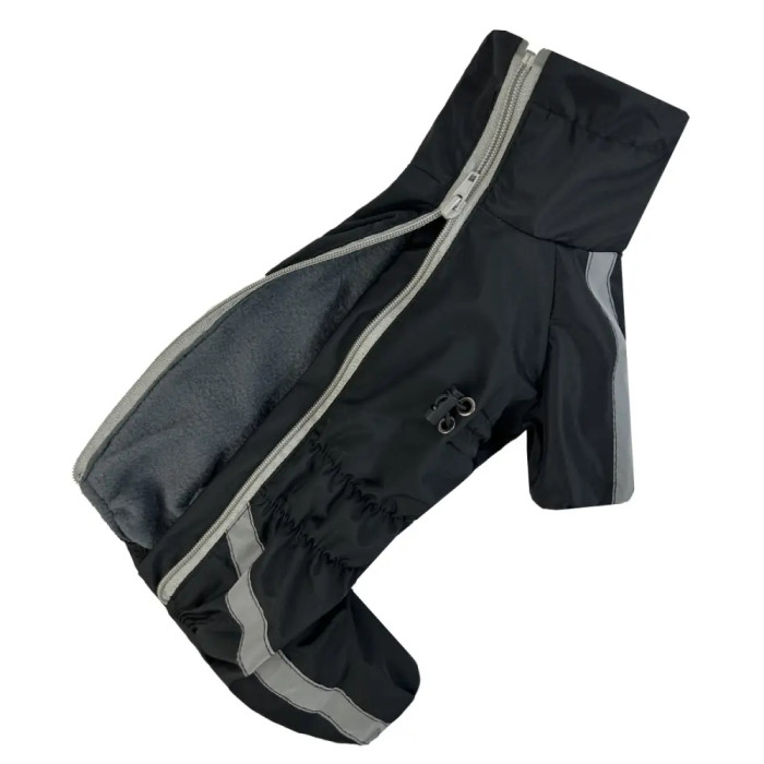 Дождевик Спорт на флисе черный MF-33