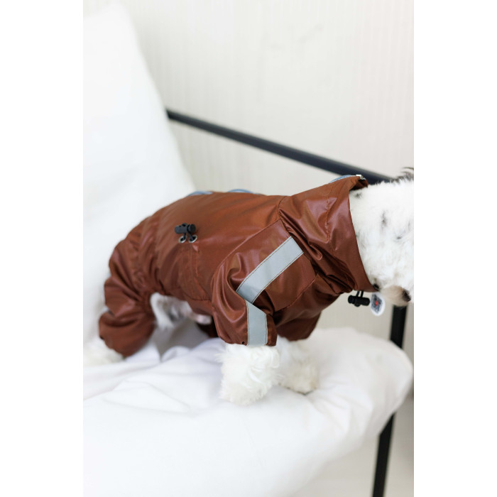 Дощовик Спорт на флiсi коричневий MF-34