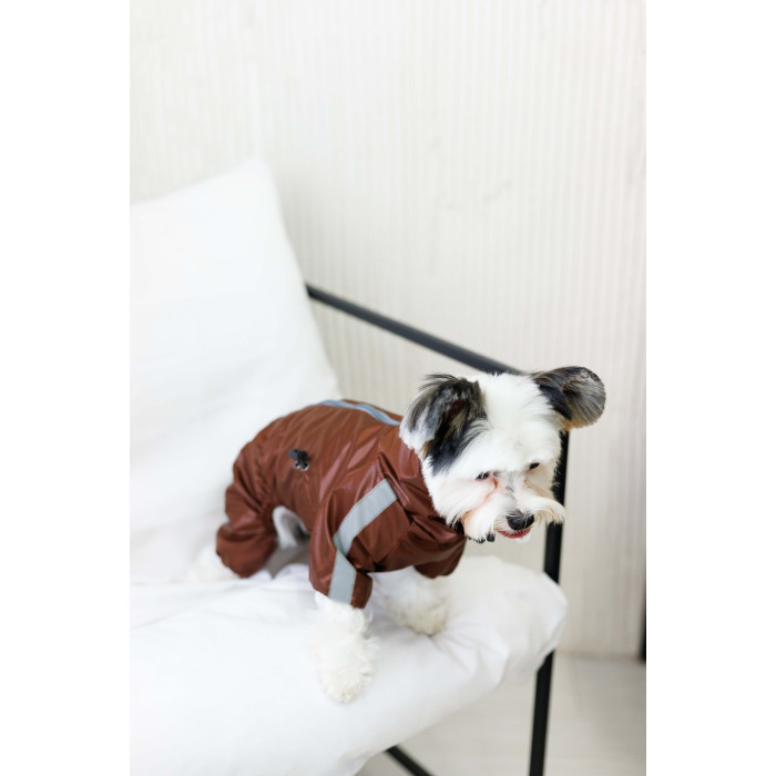 Дощовик Спорт на флiсi коричневий MF-34