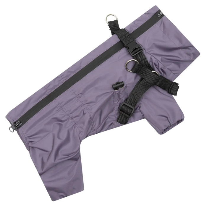 Дождевик со шлейкой лаванда MS-15