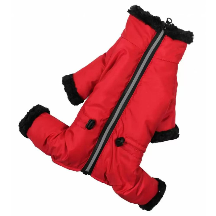 Зимний комбинезон на молнии nice красный, унисекс №6