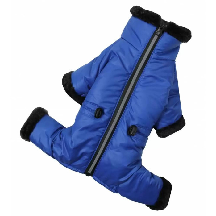 Зимний комбинезон на молнии nice синий, унисекс №8