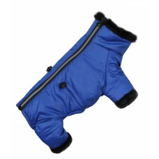 Зимний комбинезон на молнии nice синий, унисекс №5