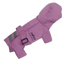 Зимний комбинезон с поясом розовый R-23 №2