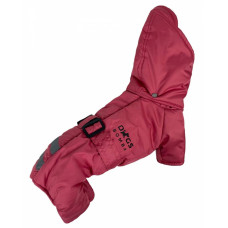 Зимний комбинезон с поясом розовое дерево R-38