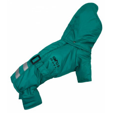 Зимний комбинезон с поясом изумруд R-39