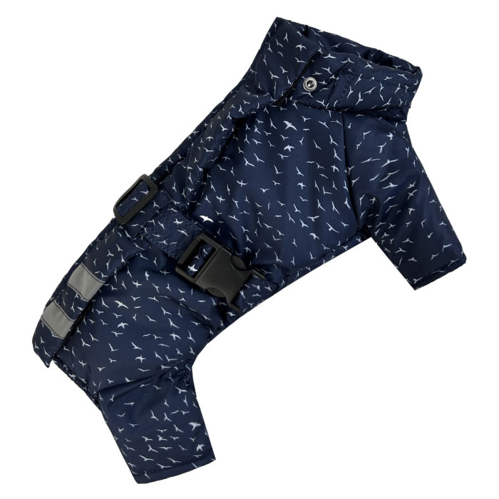 Зимний комбинезон с поясом Птички R-46