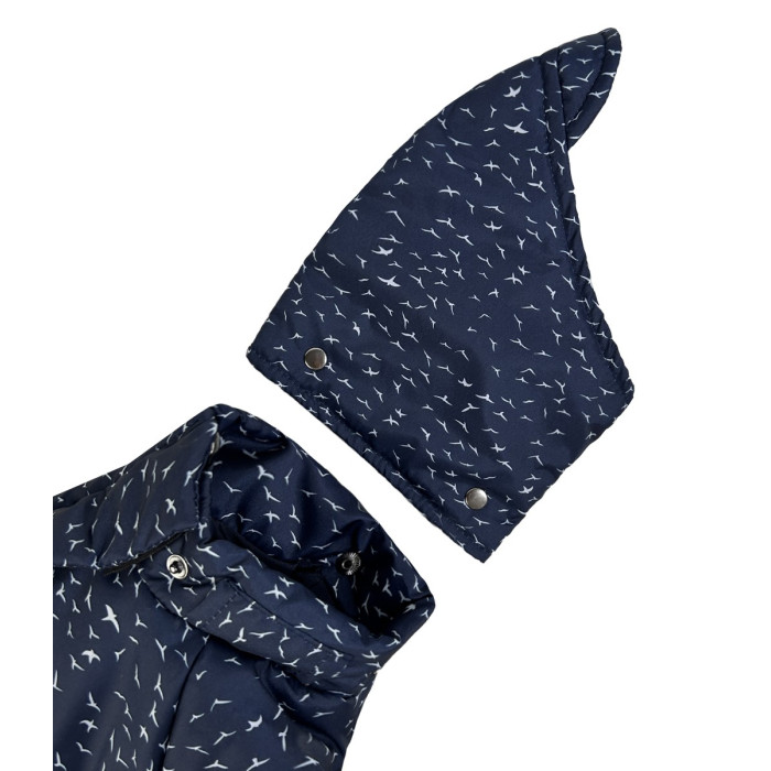 Зимний комбинезон с поясом Птички R-46