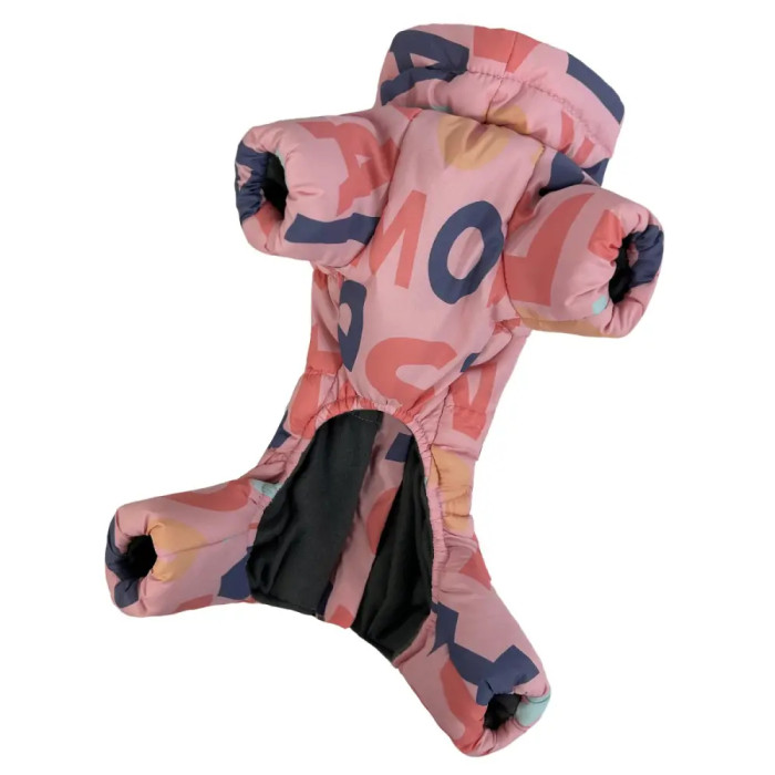 Зимний комбинезон Comfort Буквы розовые R-53