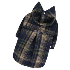 Рубашка клетчатая для собак, неви беж RUB-66