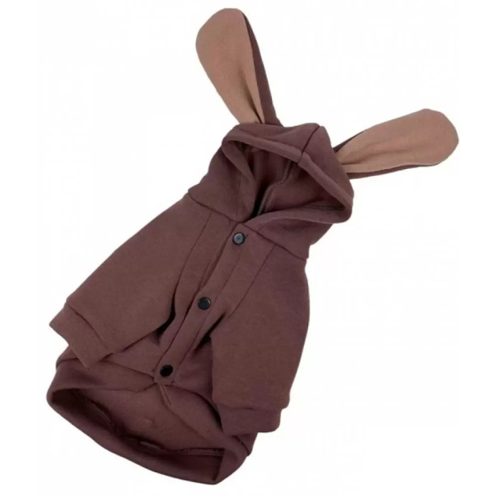 Толстовка Зайчик коричнева Y-201