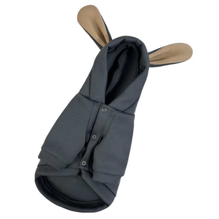 Толстовка Зайчик серая Y-202