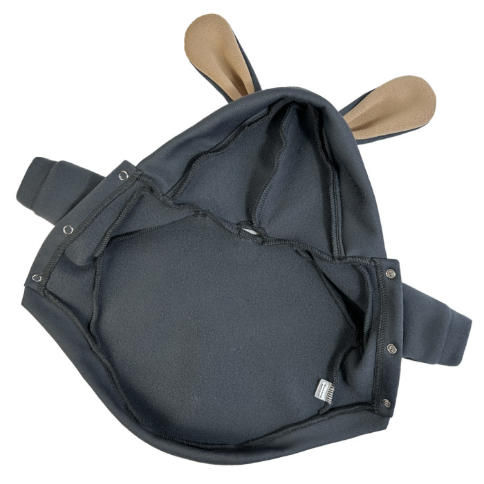 Толстовка Зайчик серая Y-202