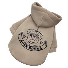 Толстовка для собак Единорог бежевая Y-222, №2