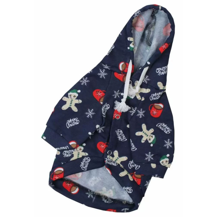 Толстовка трикотажная для собак Пряник синяя Y-240, №6