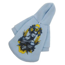 Толстовка для собак Украина голубая Y-259, №2