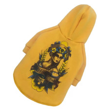 Толстовка для собак Украина горчичная Y-260, №2